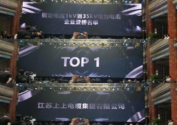 中石化易派客產品評價數(shù)據榜首次公布：上上電纜位居1-35kV電力電纜類產品榜首