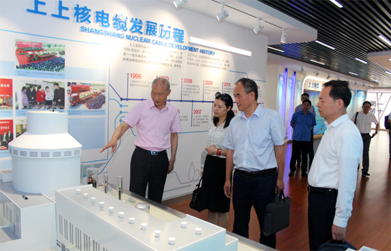 中國工商銀行梅迎春、董軾、葉東海董事一行走訪上上電纜