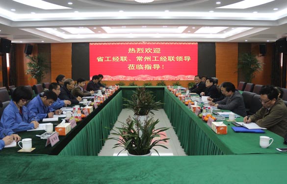 省工經(jīng)聯(lián)、常州市工經(jīng)聯(lián)領(lǐng)導(dǎo)來(lái)上上電纜調(diào)研