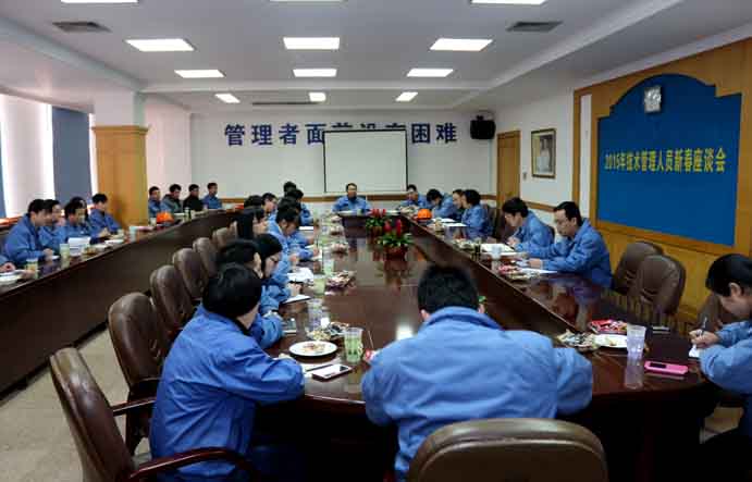 江蘇上上電纜集團(tuán)召開(kāi)2015年技術(shù)、管理人員新春座談會(huì)