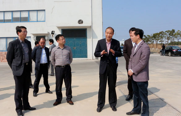 溧陽市代市長蔣鋒一行來上上集團(tuán)督查新開工項(xiàng)目