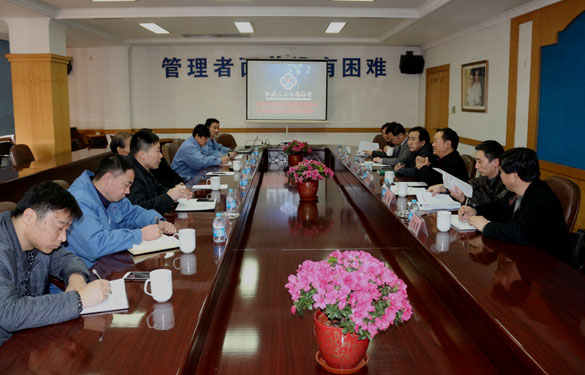 省安監(jiān)局喻鴻斌副局長一行來上上集團(tuán)考核安全文化建設(shè)示范企業(yè)創(chuàng)建工作