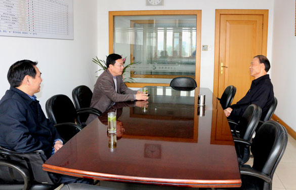 溧陽(yáng)市人民檢察院檢察長(zhǎng)周常春來(lái)上上集團(tuán)走訪