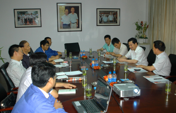 江蘇省、常州市質(zhì)量技術(shù)監(jiān)督局領(lǐng)導(dǎo)來上上集團調(diào)研