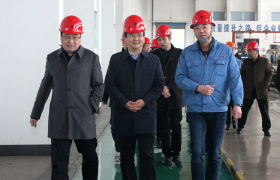 2020年12月8日，廣德市市委常委、常務副市長邱鐵軍一行來上上電纜考察